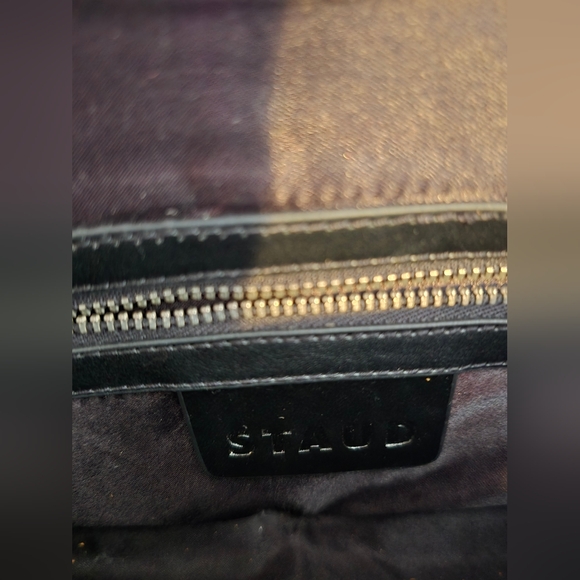 Staud NWOT Tommy Beaded Shoulder Bag In Dance Floor Glass Beads Leather Piping - Picture 15 of 16